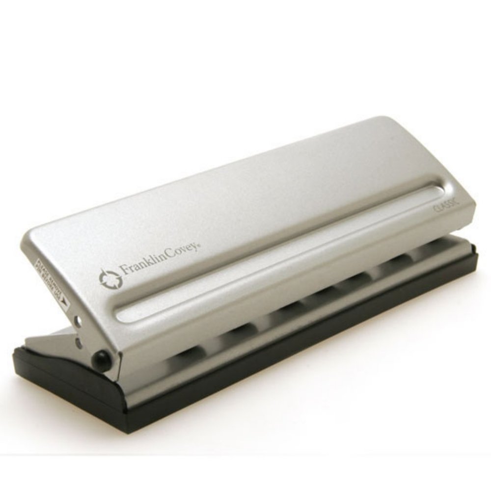 FranklinCovey - Metal 7-Hole Punch (Classic) for Adding Pages to Planners